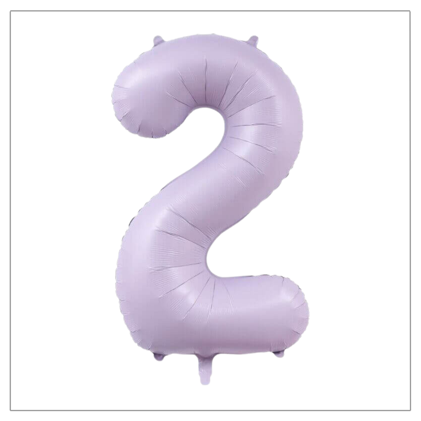 Lilac Number Balloons 34"