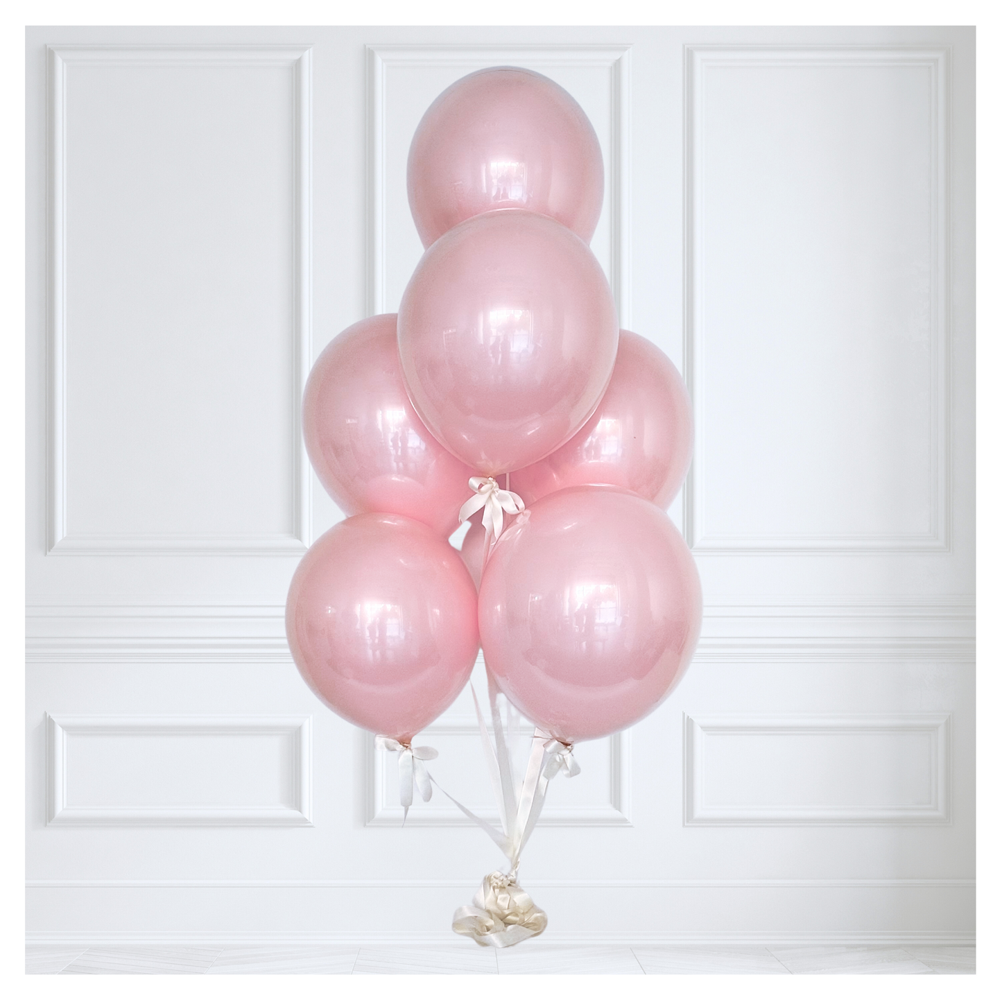 Signature Glass Balloon Bouquet - Pink Peony