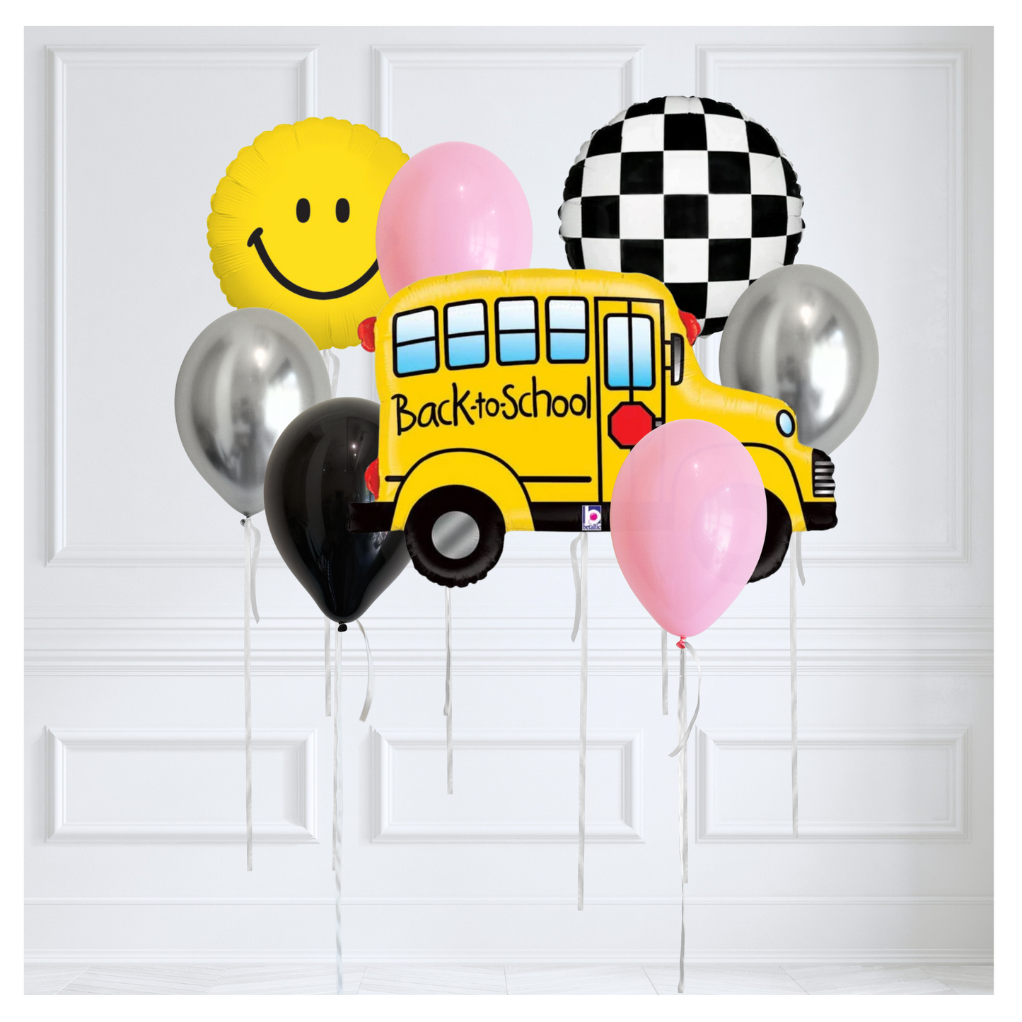 Back to School Balloon Bouquet -Pink