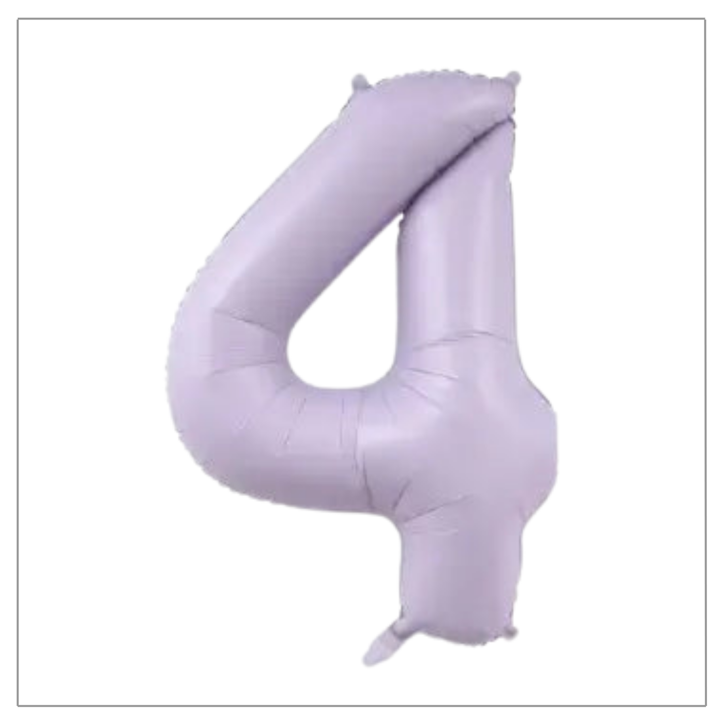 Lilac Number Balloons 34"