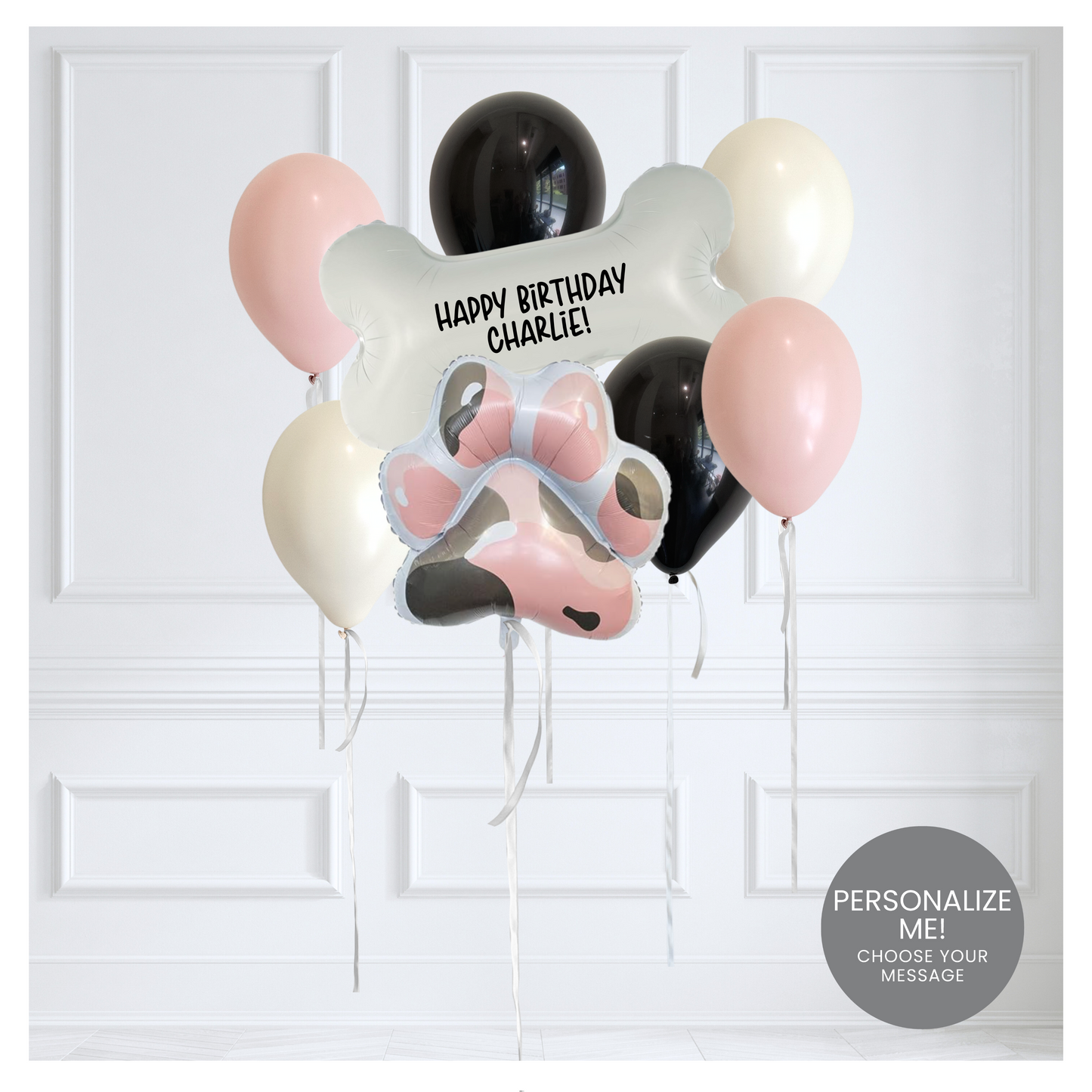 Themed Classic Balloon Bouquet - Let's Pawty
