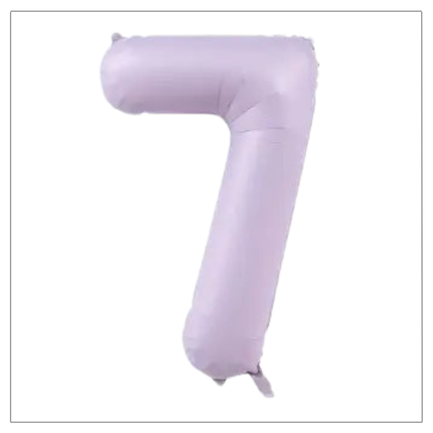 Lilac Number Balloons 34"