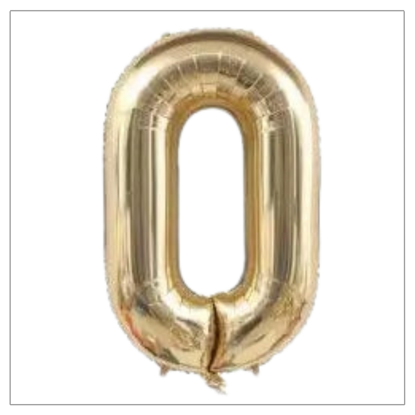 Champagne Gold Number Balloons 34"