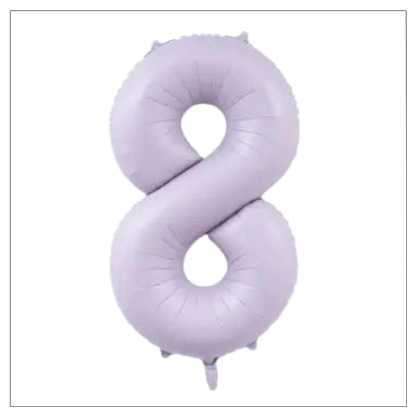 Lilac Number Balloons 34"