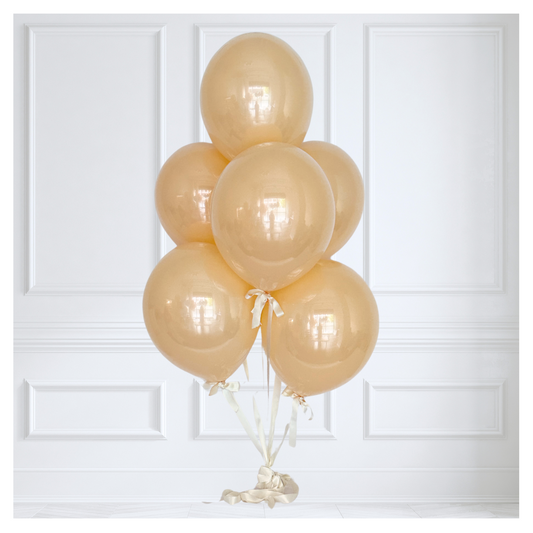 Signature Glass Balloon Bouquet - Honey Luxe