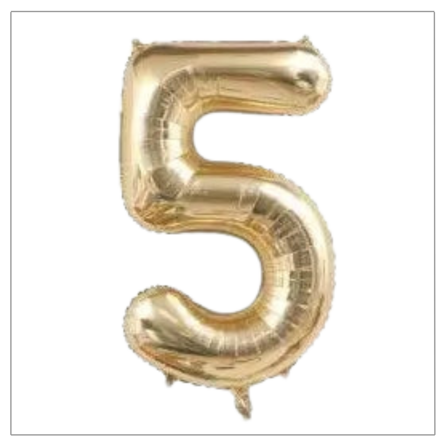 Champagne Gold Number Balloons 34"