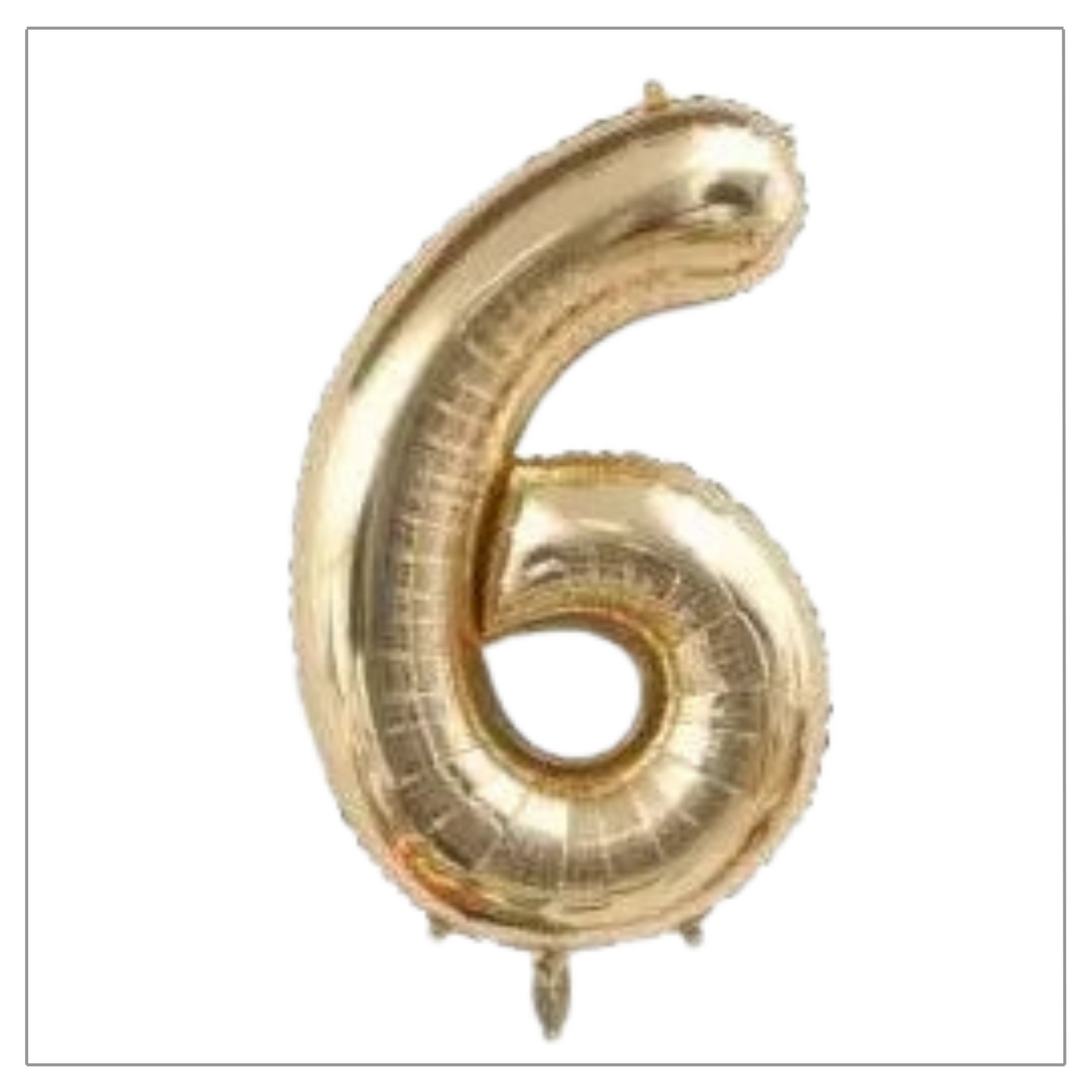 Champagne Gold Number Balloons 34"