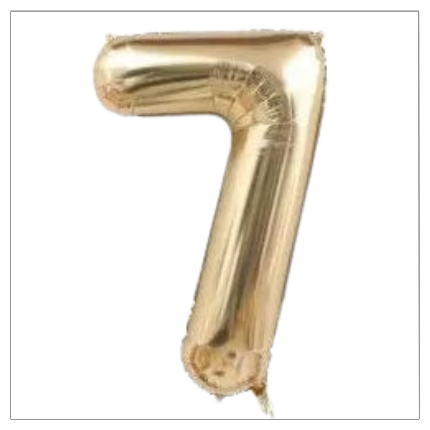 Champagne Gold Number Balloons 34"
