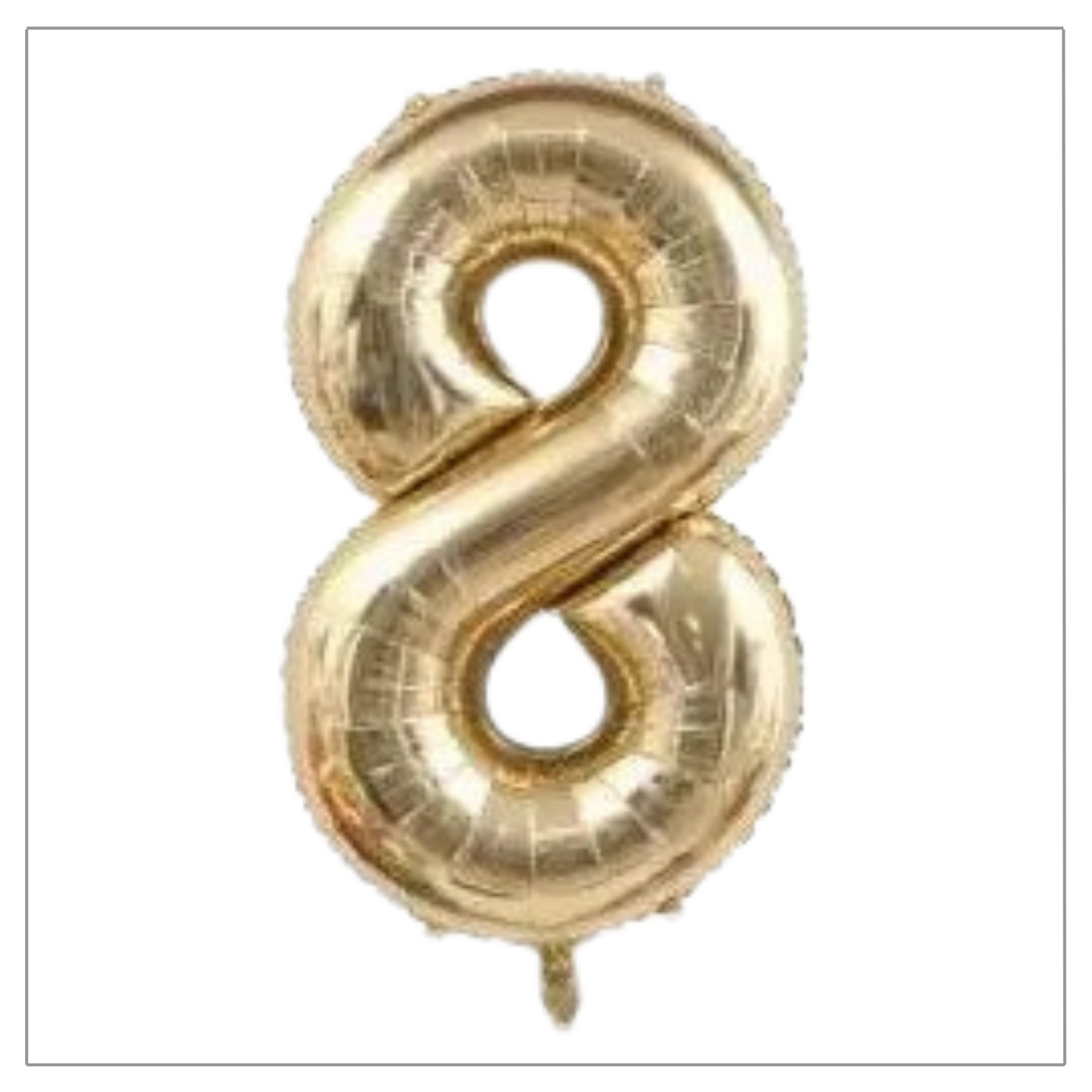 Champagne Gold Number Balloons 34"