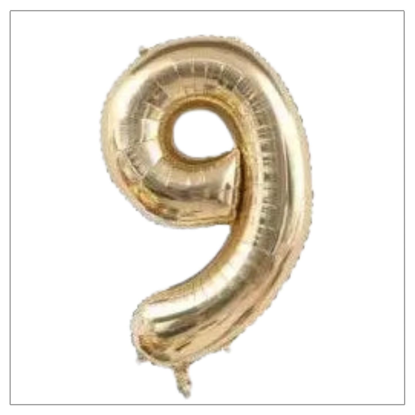 Champagne Gold Number Balloons 34"