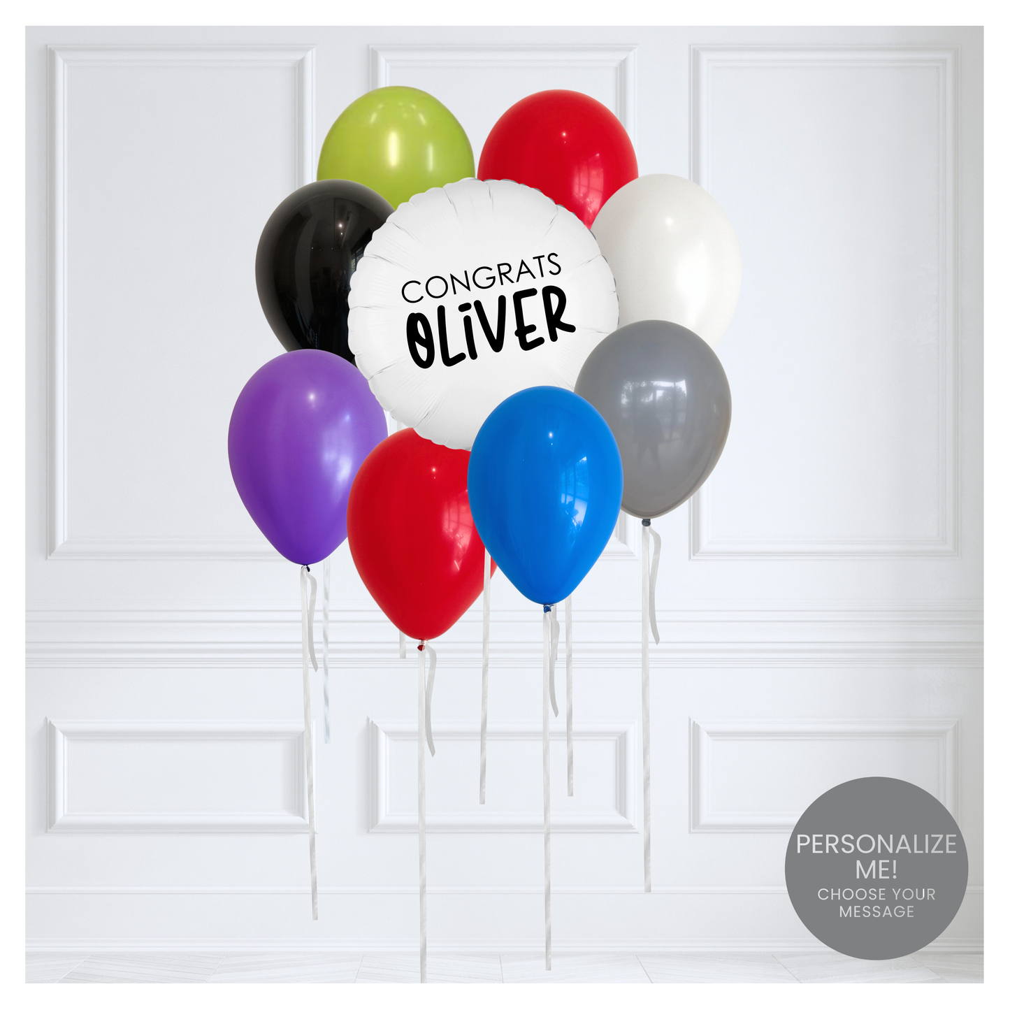 School Spirit Balloon Bouquet - Hoboken Charter School
