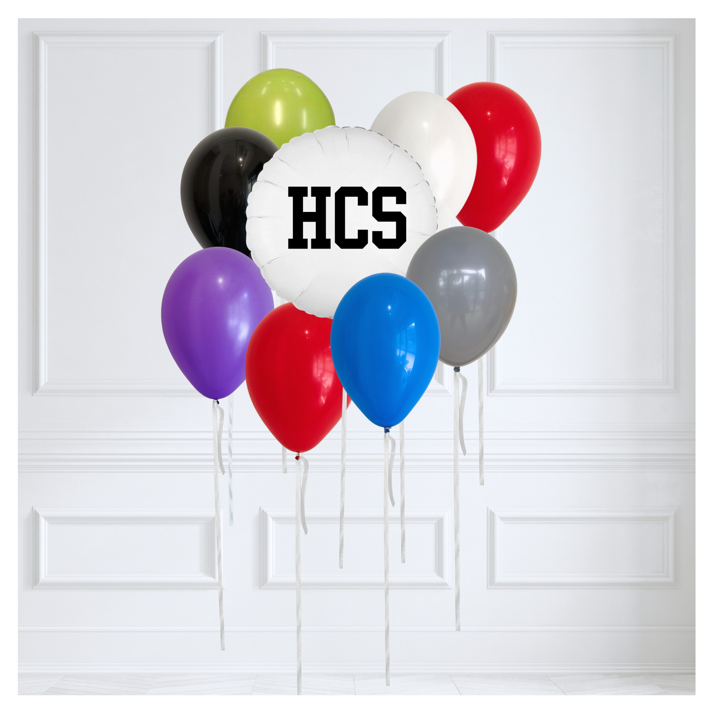 School Spirit Balloon Bouquet - Hoboken Charter School