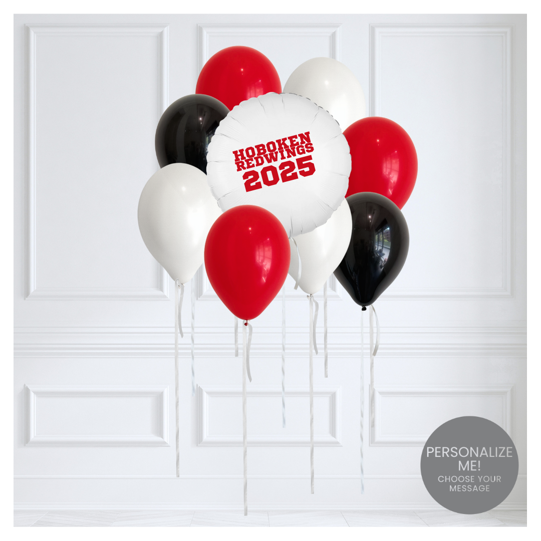 School Spirit Balloon Bouquet - Hoboken High School