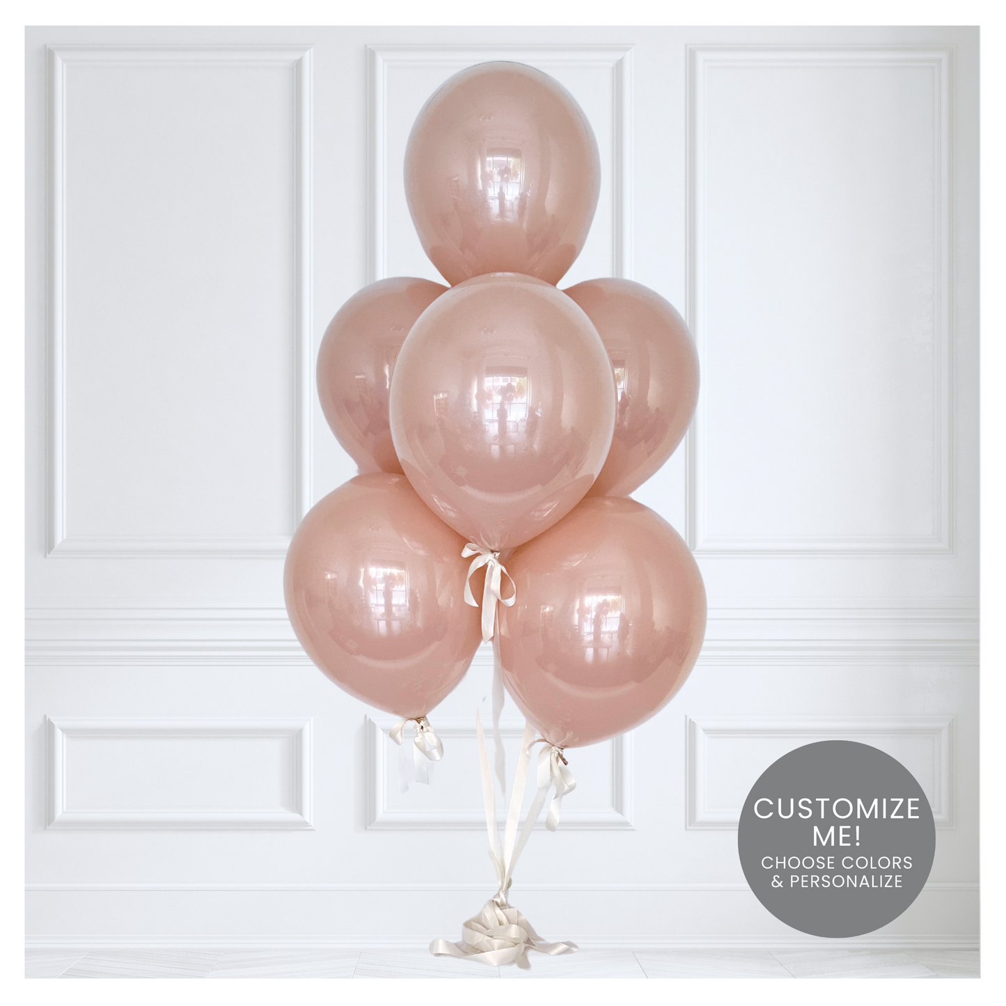 CUSTOM Signature Glass Balloon Bouquet