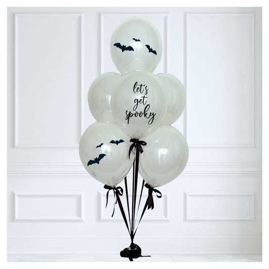 Signature Glass Balloon Bouquet - Let's Get Spooky