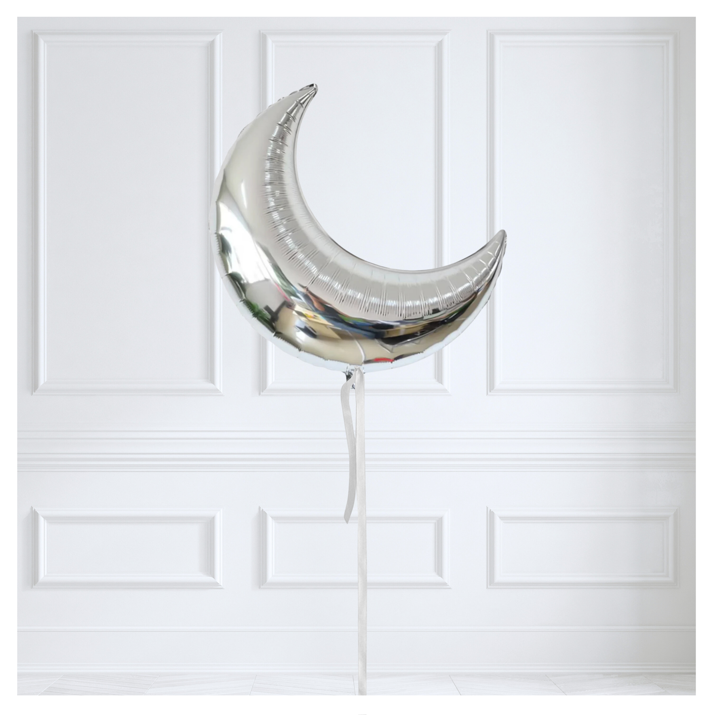 Silver Moon Foil Balloon