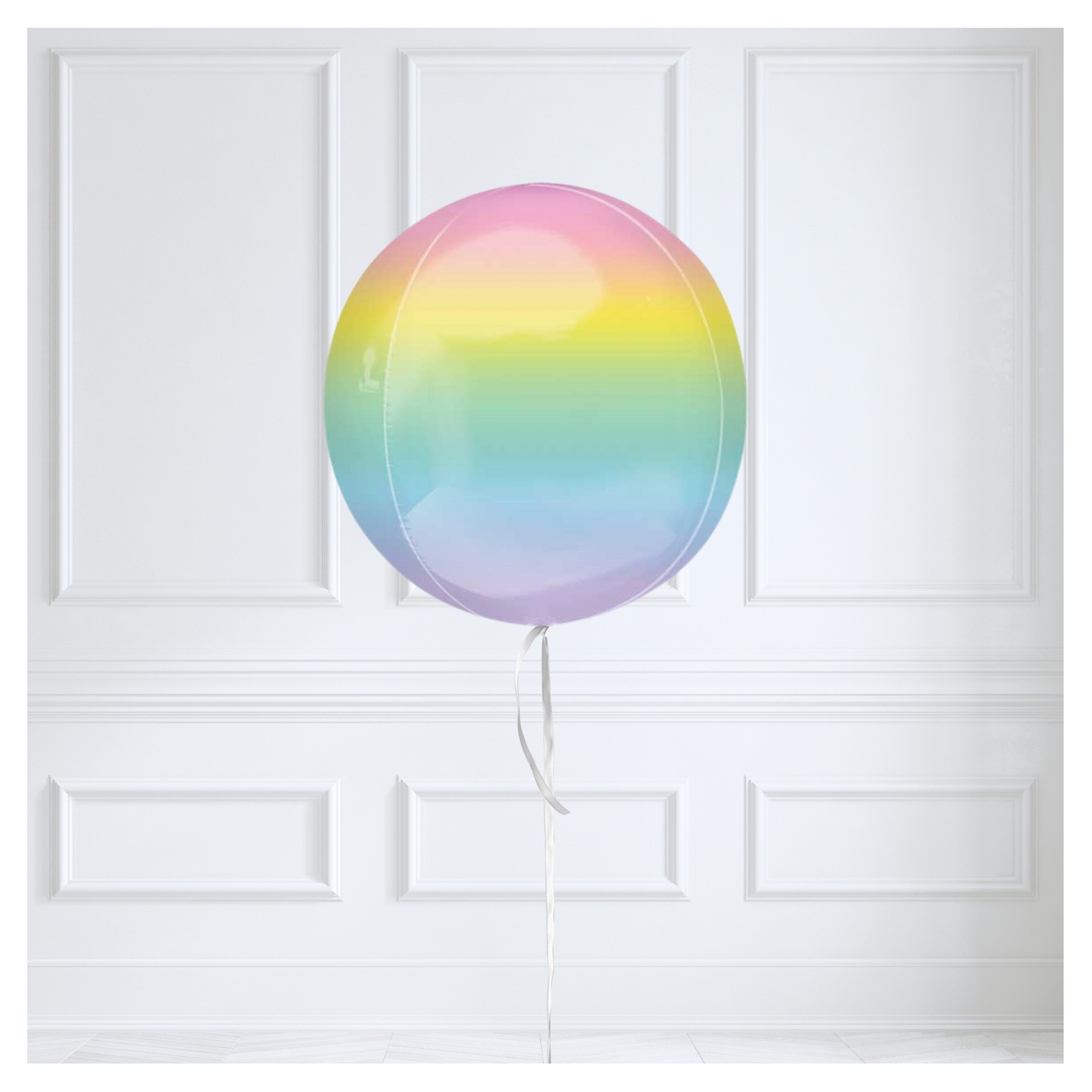 Round Orb Balloon - Pastel Ombre