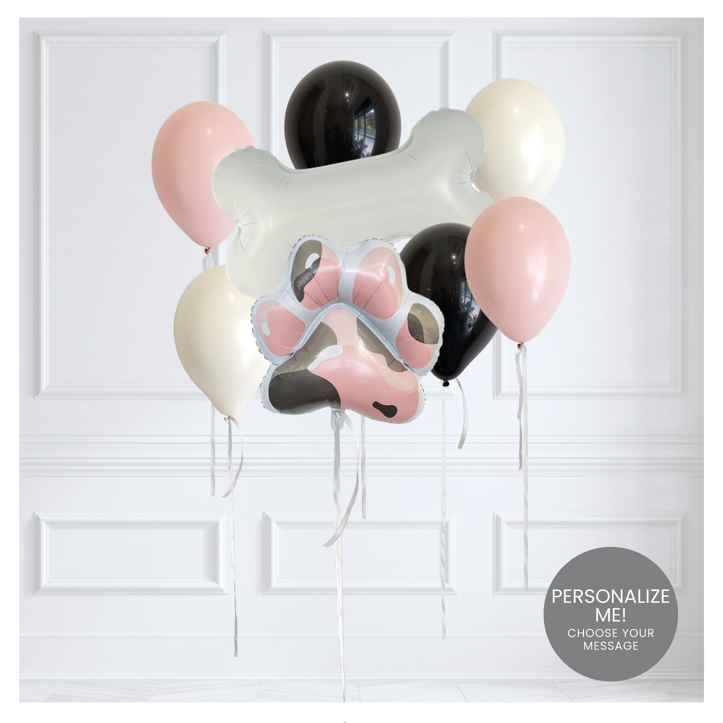 Themed Classic Balloon Bouquet - Let's Pawty