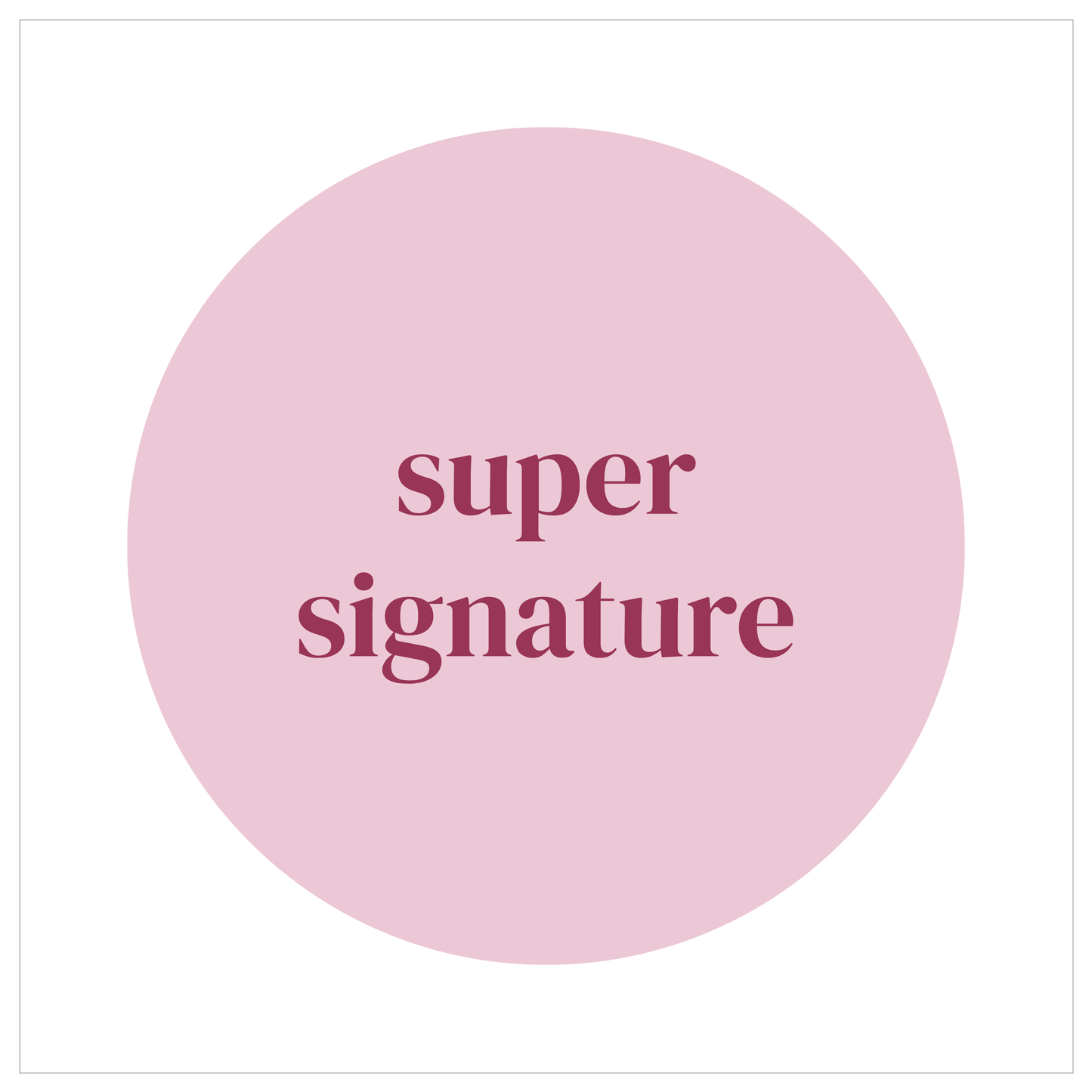 super signature party deposit