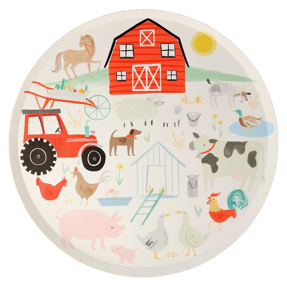 On the Farm Plates (L)