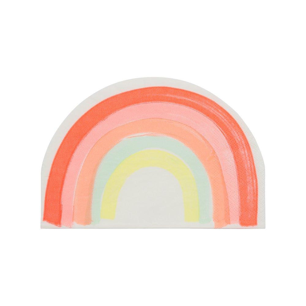 Neon Rainbow Napkin