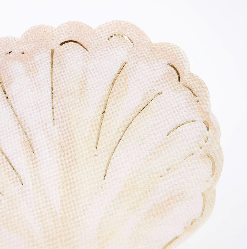 Watercolor Clam Napkins