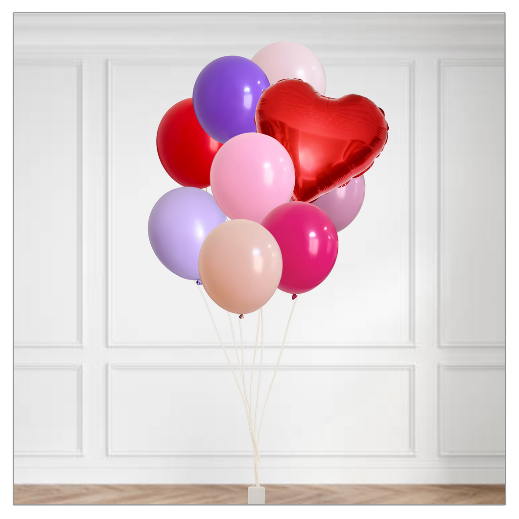 Be Mine Themed Balloon Bouquet