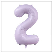 Load image into Gallery viewer, Lilac Number Balloons 34&quot;
