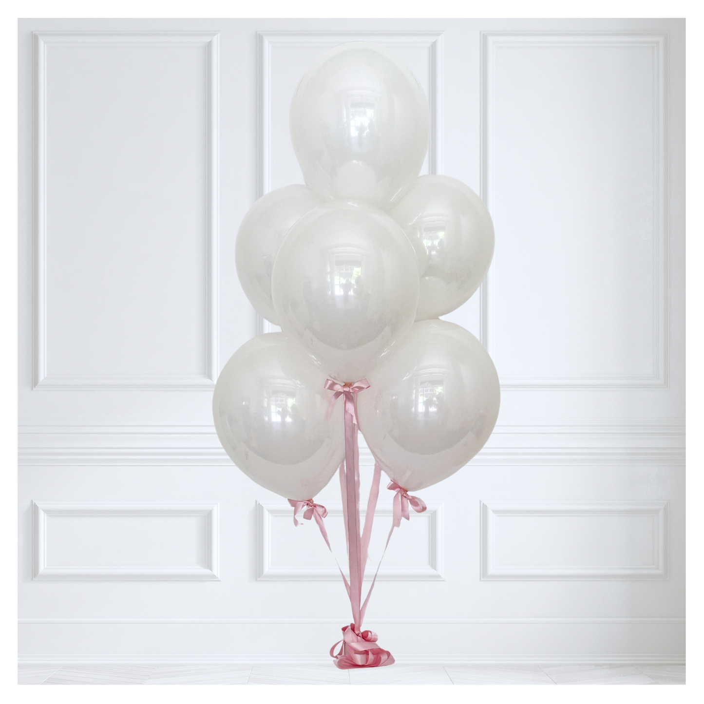 Signature Glass Balloon Bouquet - Pink Blanco