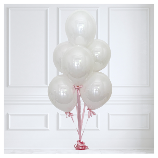 Signature Glass Balloon Bouquet - Pink Blanco