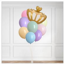 Load image into Gallery viewer, Pastel Princess Themed Balloon Bouquet
