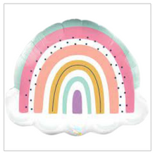 Load image into Gallery viewer, Pastel Boho Rainbow Foil Balloon
