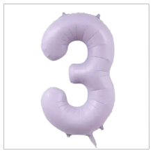 Load image into Gallery viewer, Lilac Number Balloons 34&quot;
