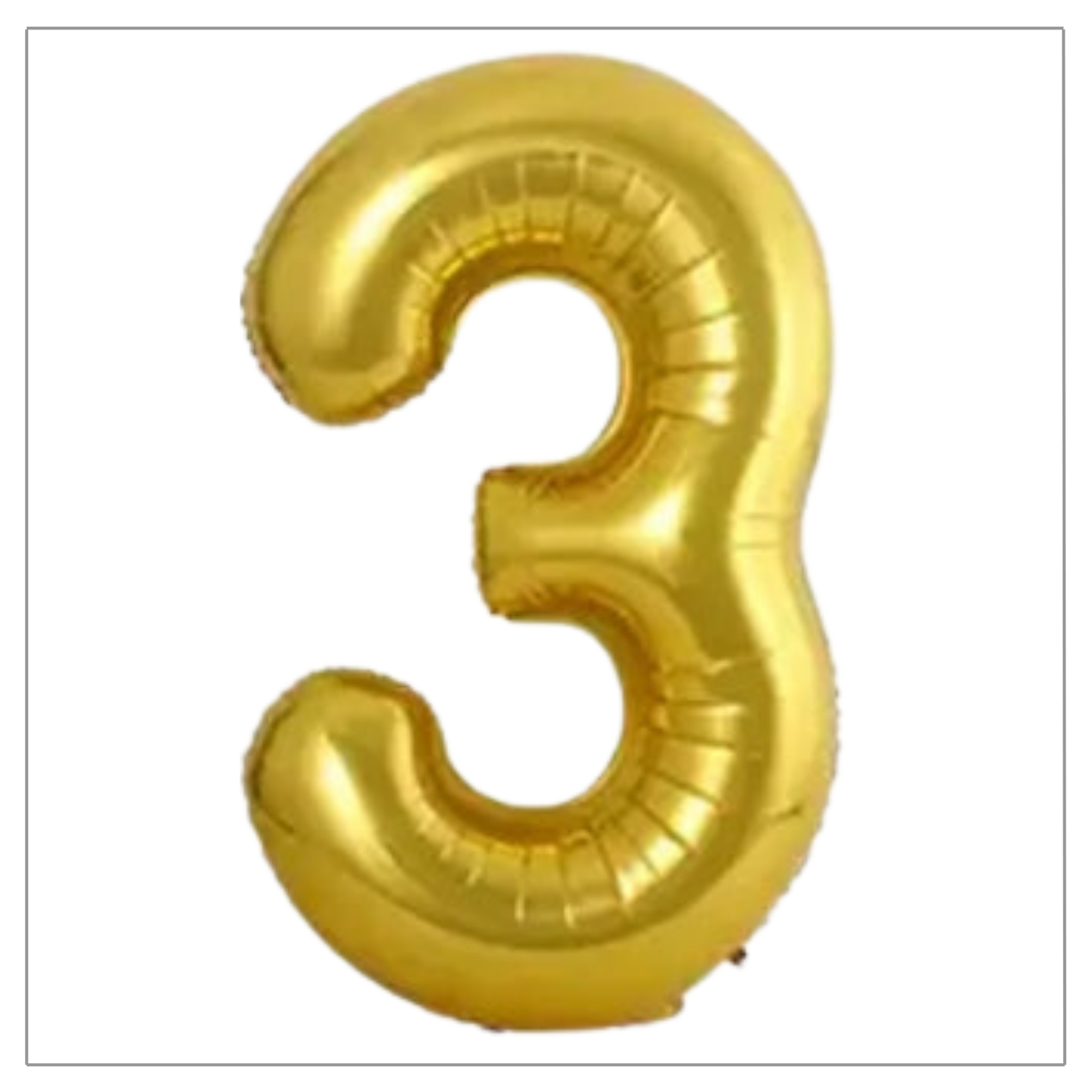 Gold Number Balloons 34"