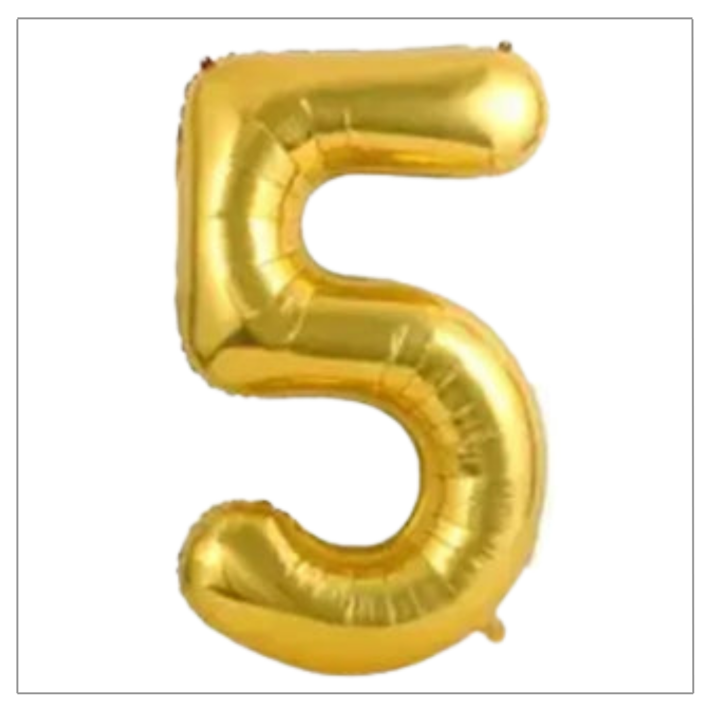 Gold Number Balloons 34"