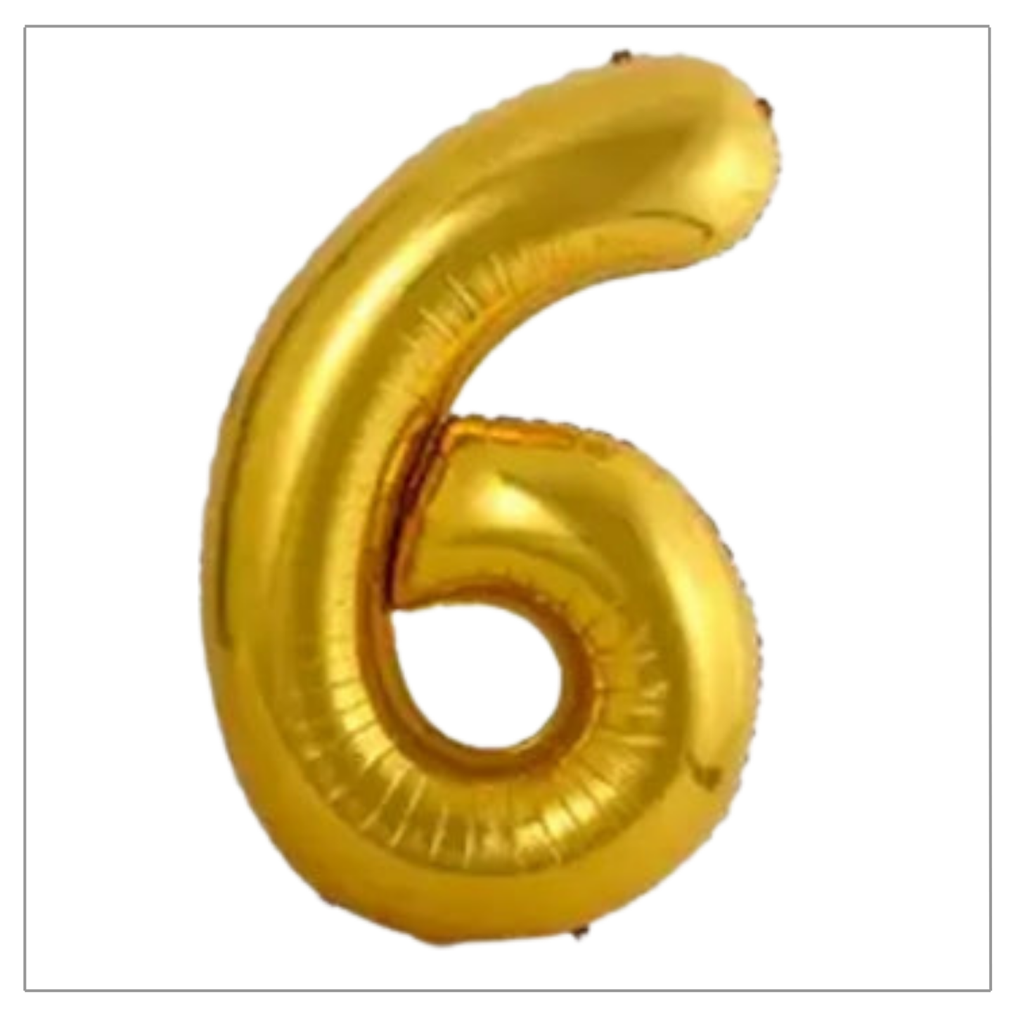Gold Number Balloons 34"