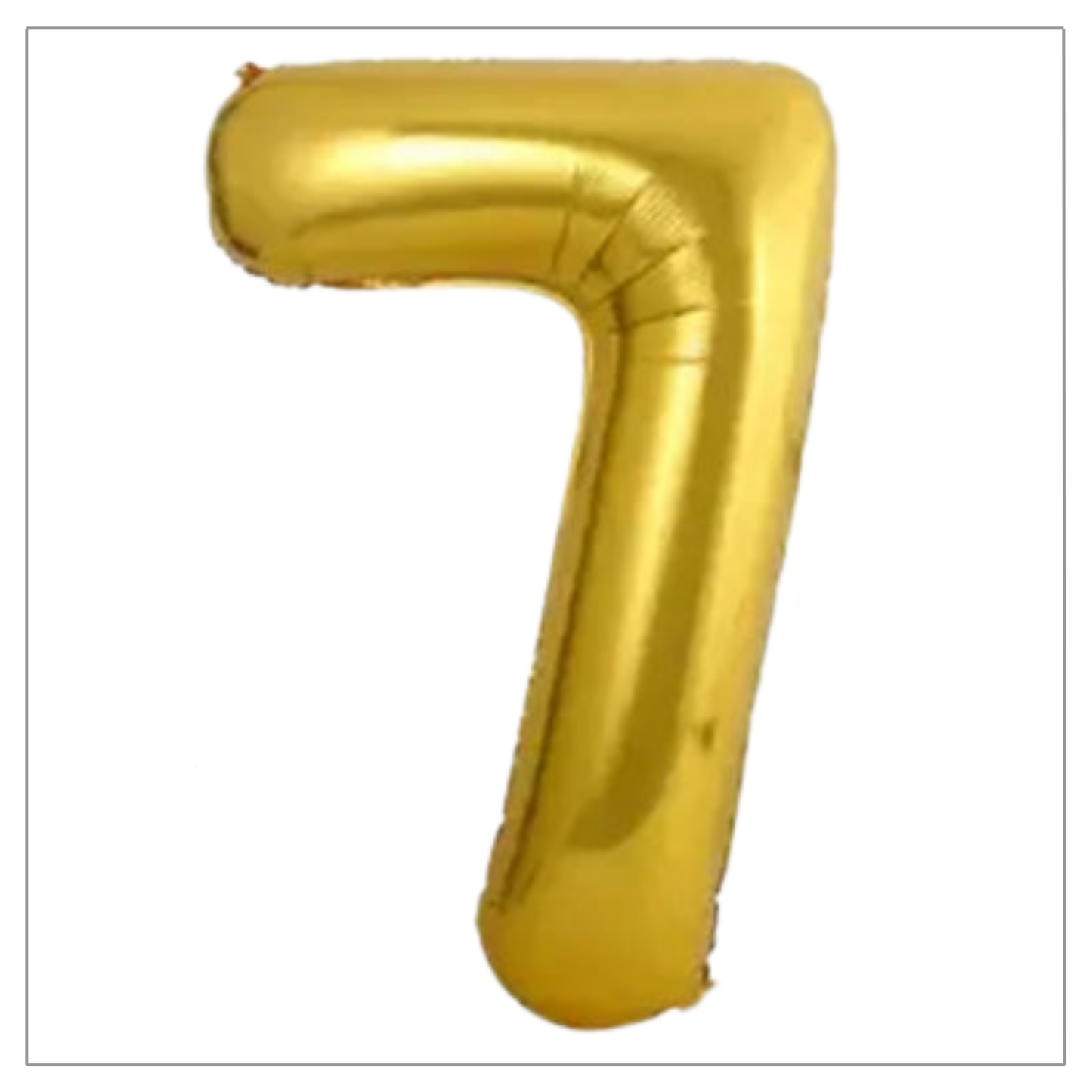 Gold Number Balloons 34"