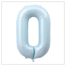 Load image into Gallery viewer, Light Blue Number Balloons 34&quot;
