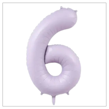 Load image into Gallery viewer, Lilac Number Balloons 34&quot;
