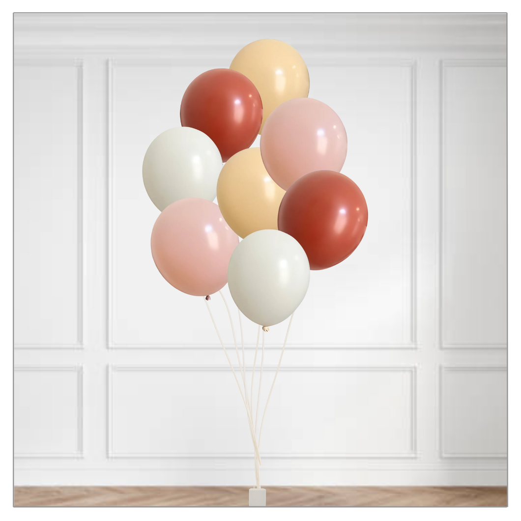 Boho Rainbow Neutral Balloon Bouquet