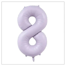 Load image into Gallery viewer, Lilac Number Balloons 34&quot;
