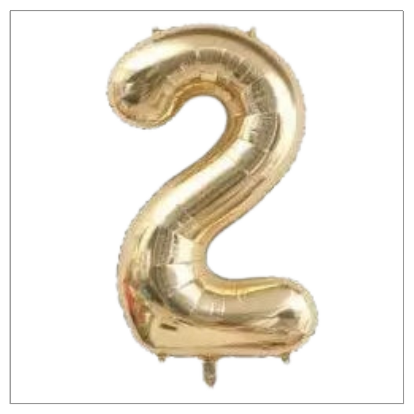 Champagne Gold Number Balloons 34"