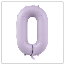 Load image into Gallery viewer, Lilac Number Balloons 34&quot;
