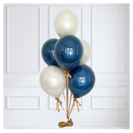 Signature Glass Balloon Bouquet - Royal Lace