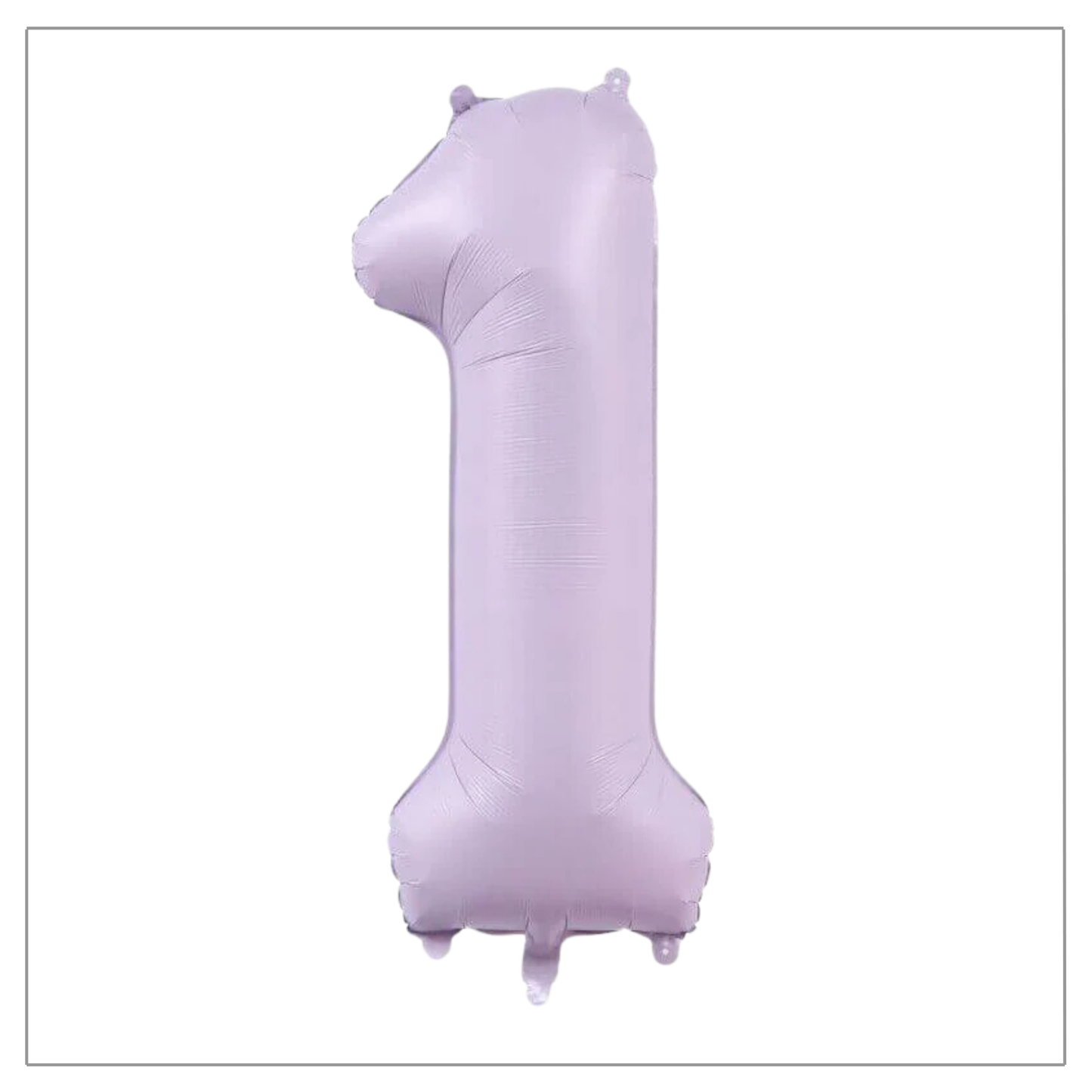 Lilac Number Balloons 34"