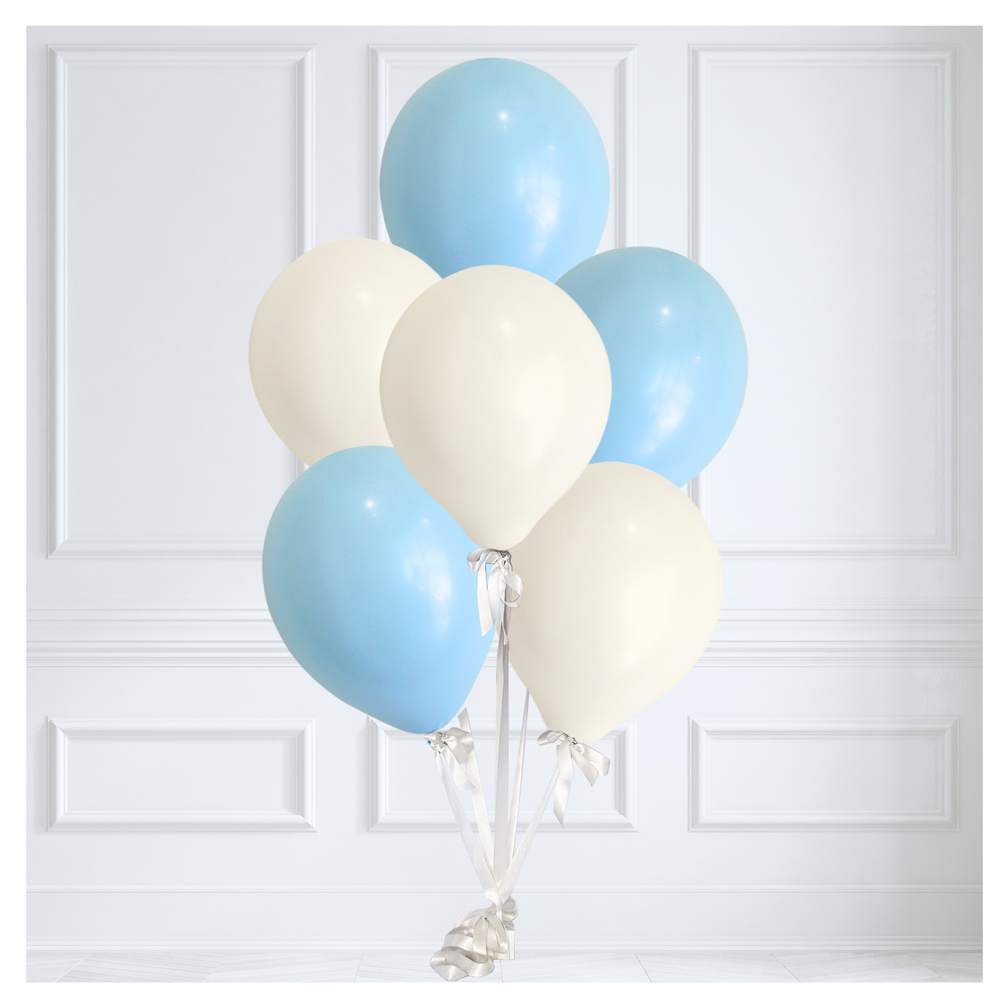 Signature Balloon Bouquet - Blue Lace