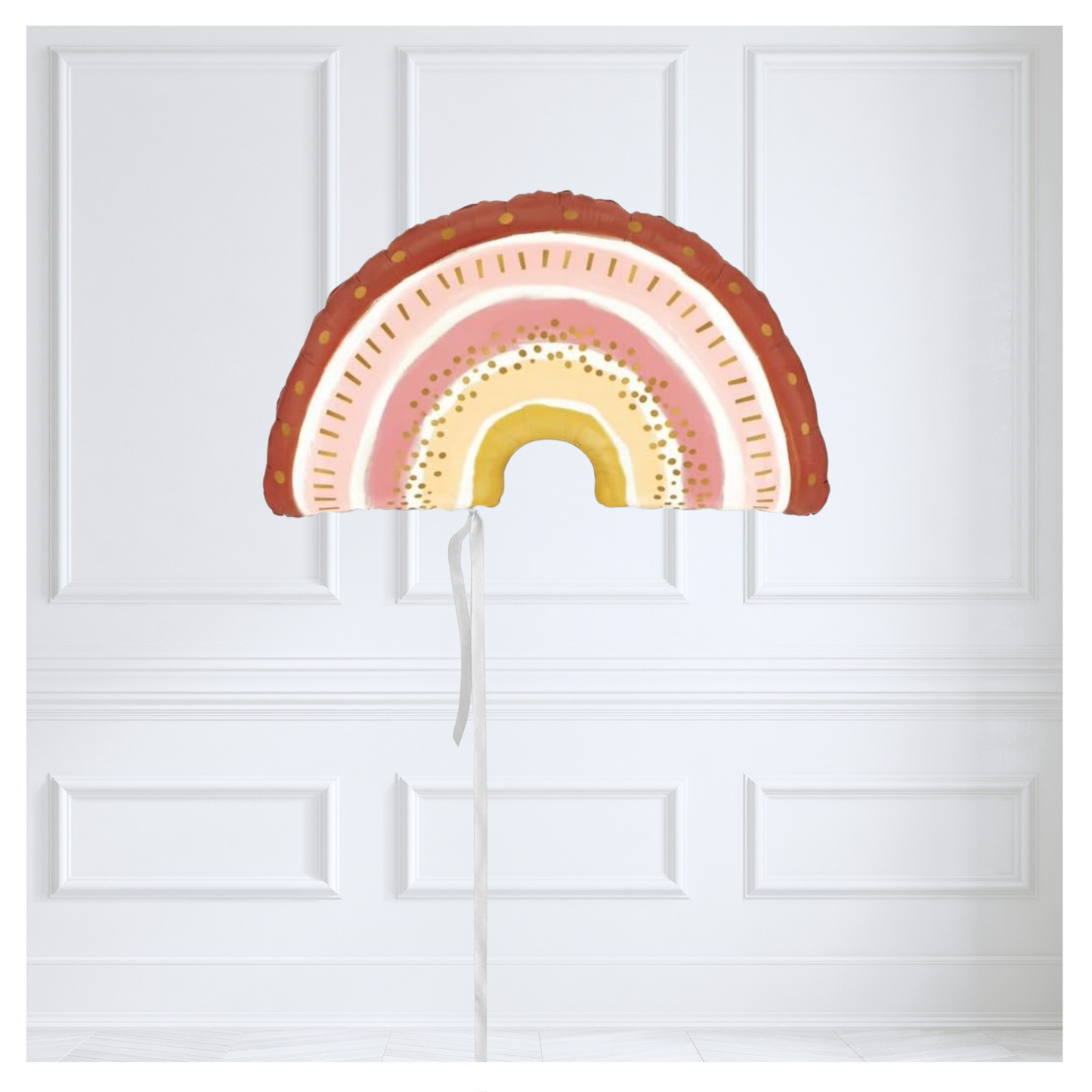 Boho Neutral Rainbow Foil Balloon