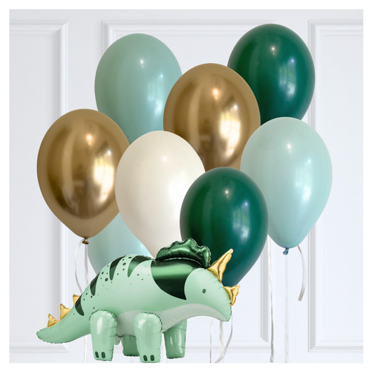Classic RAWR Gold Themed Balloon Bouquet
