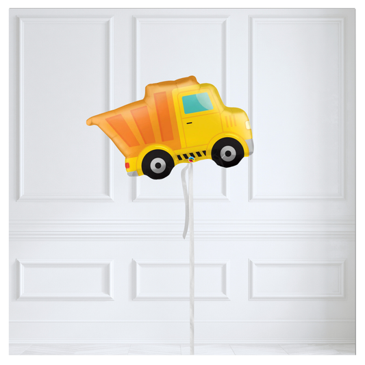 Dump Truck Foil Balloon (O)