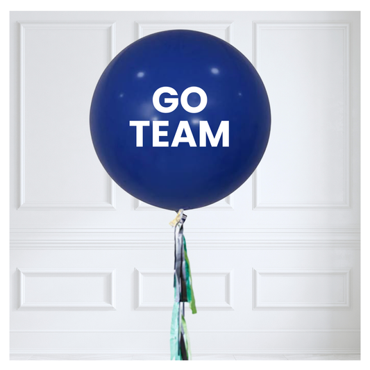 Game Day Vibes - Go Team - 36" Jumbo Tassel Balloon